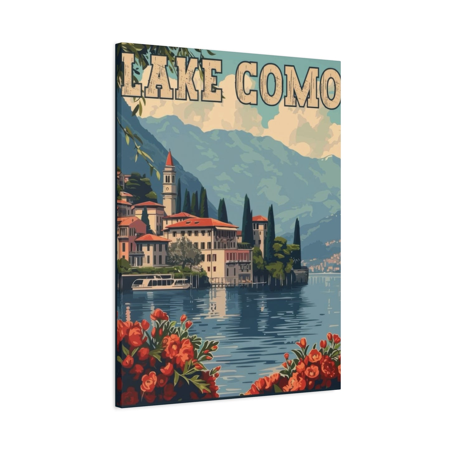Lake Como Italy Vintage Wall Art & Canvas Prints