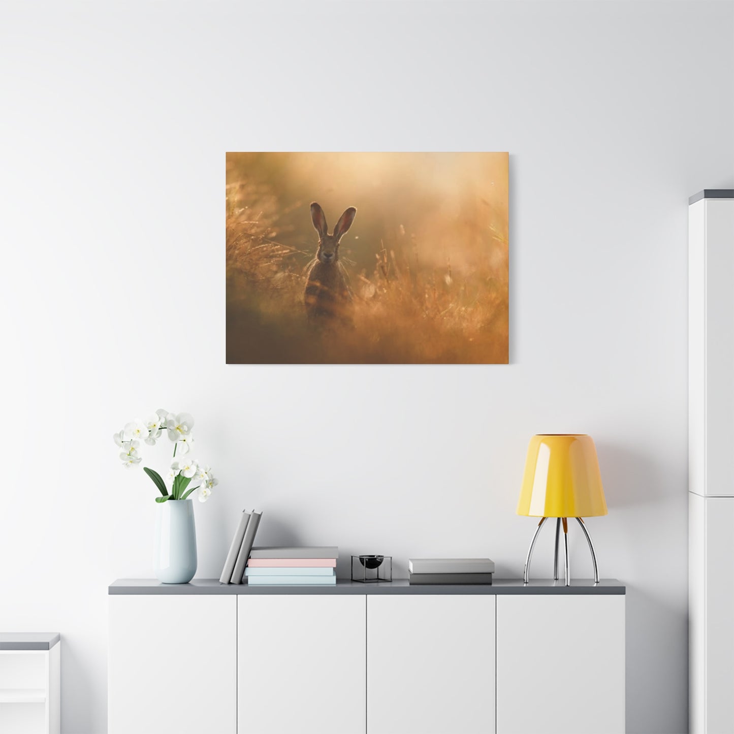 Long Ear Brown Bunny Wall Art & Canvas Prints