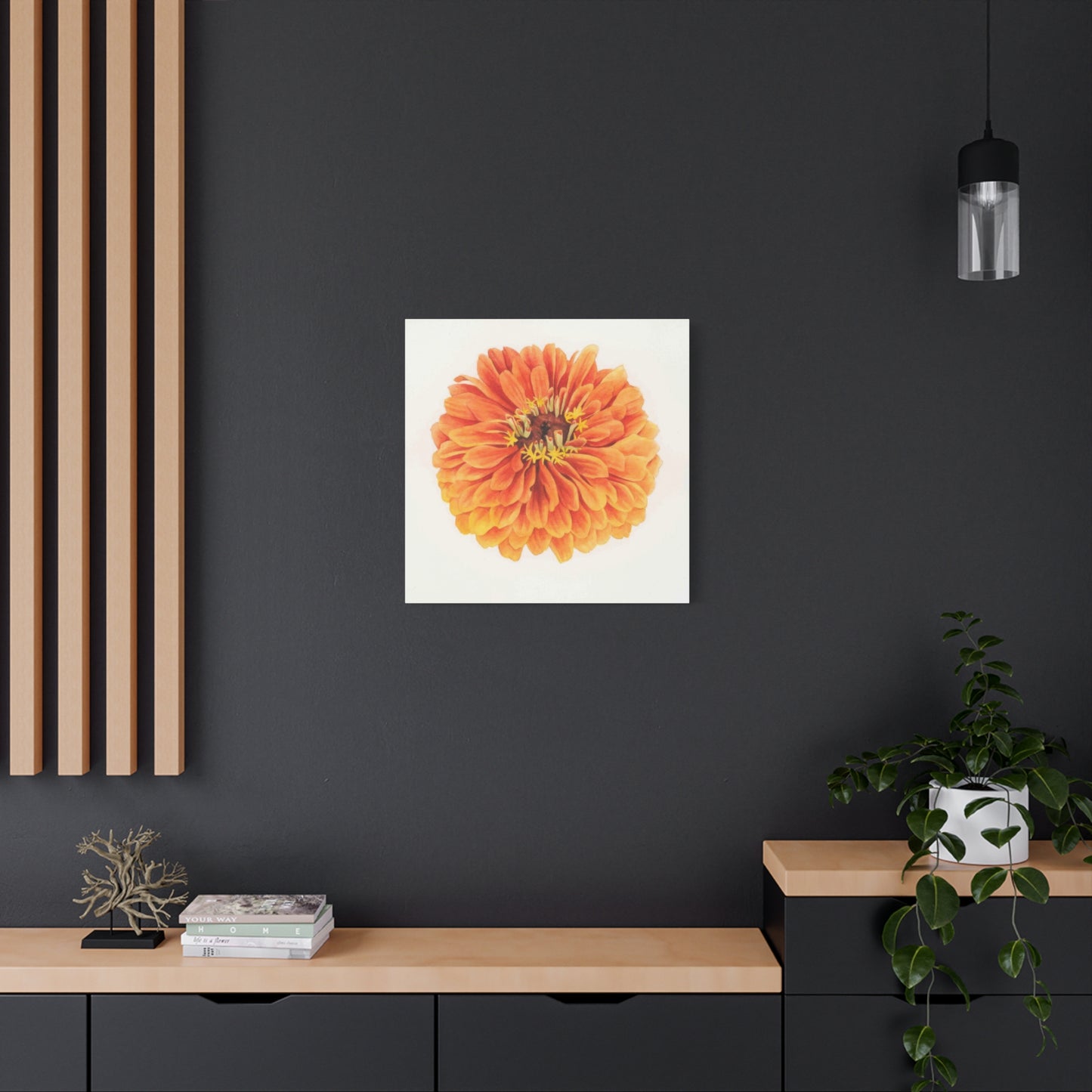 Grace Popp Orange Flower Head Wall Art & Canvas Prints
