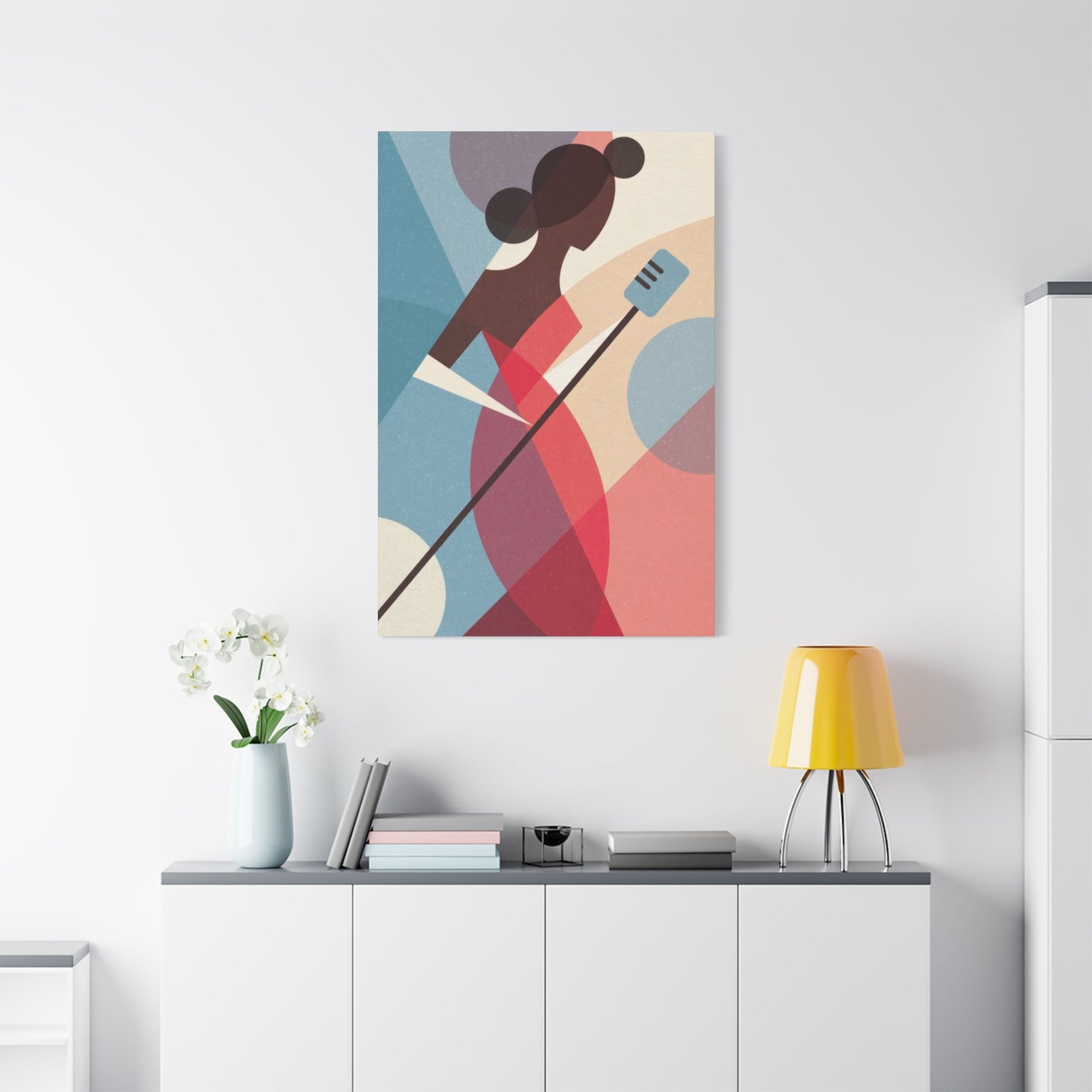 Women Singing Cubism Wall Art & Canvas Prints