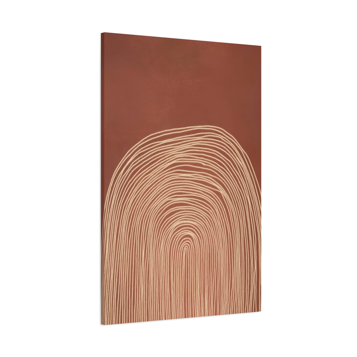 Abstract Concentrix Curves Earth Tones Wall Art & Canvas Prints