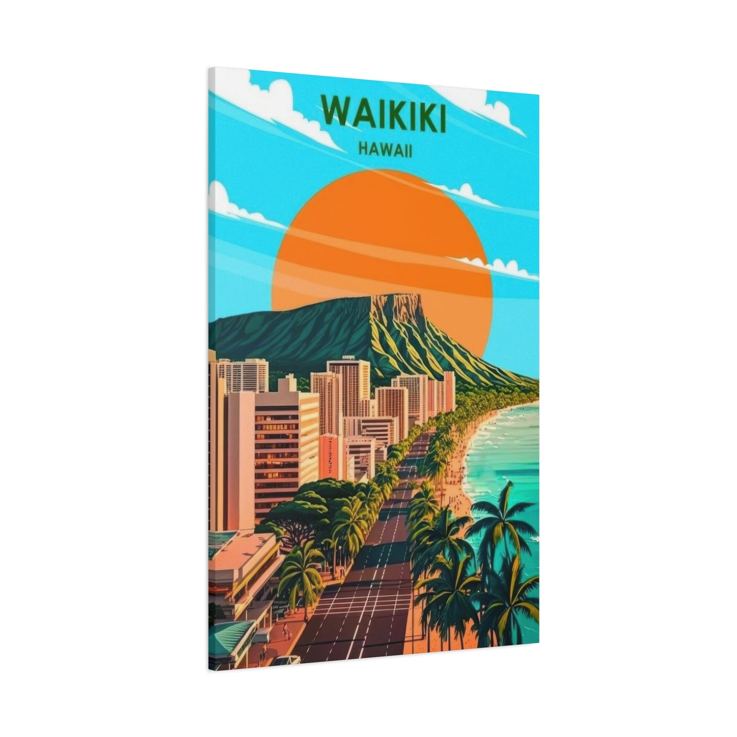 Waikiki Hawaii Wall Art & Canvas Prints