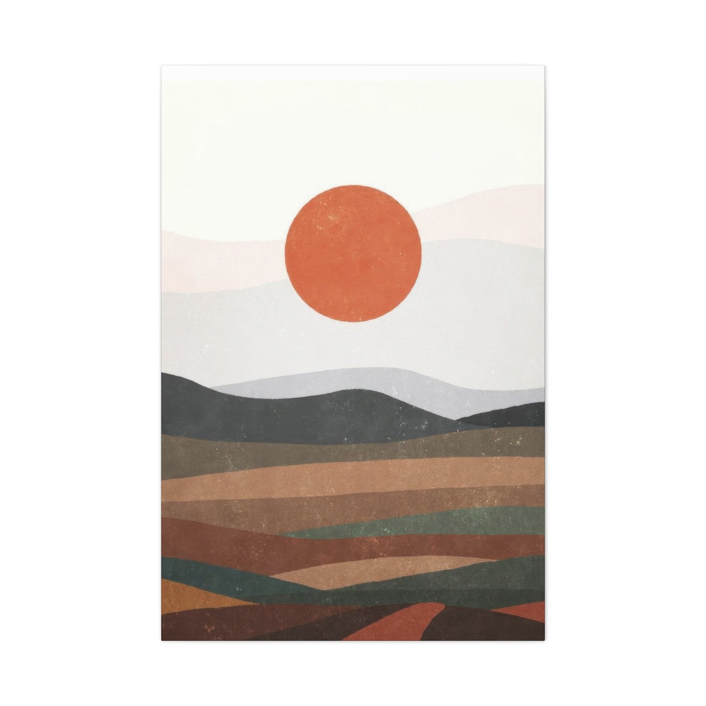 Abstract Landscape Earth Tones Wall Art & Canvas Prints