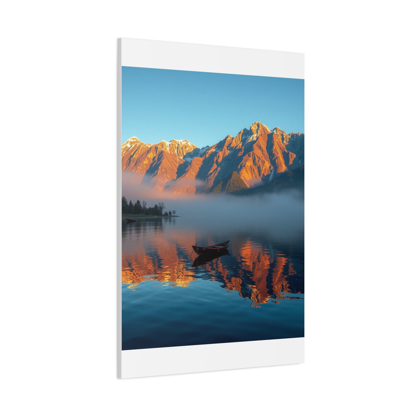 Premium Lake Canvas Print: Tranquil Waters Wall Decor