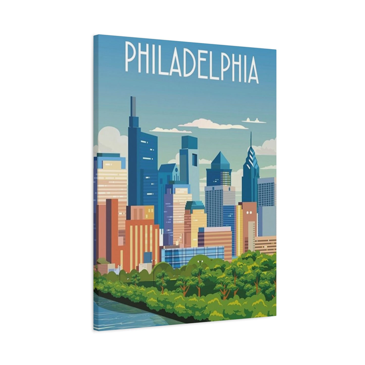 Cityscape Of Philadelphia Wall Art & Canvas Prints