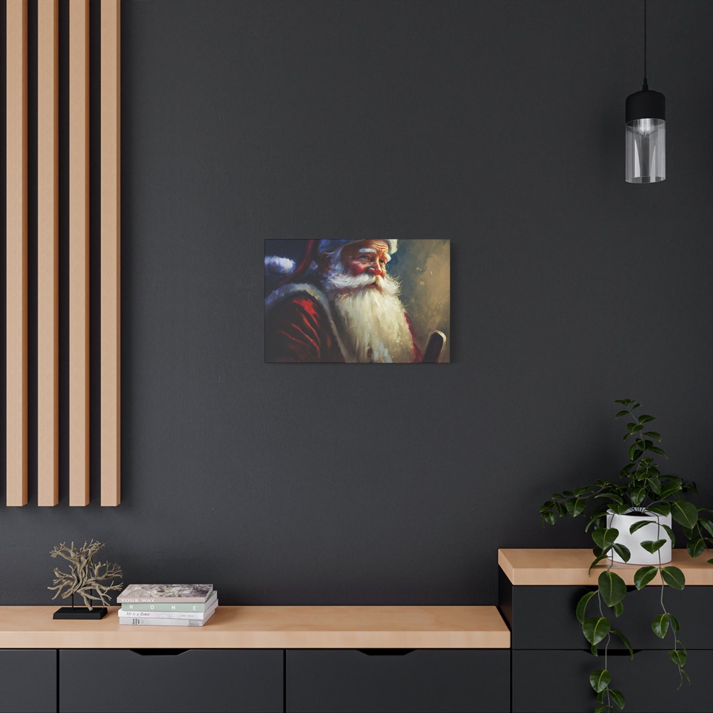 Santa Claus Candid Wall Art & Canvas Prints