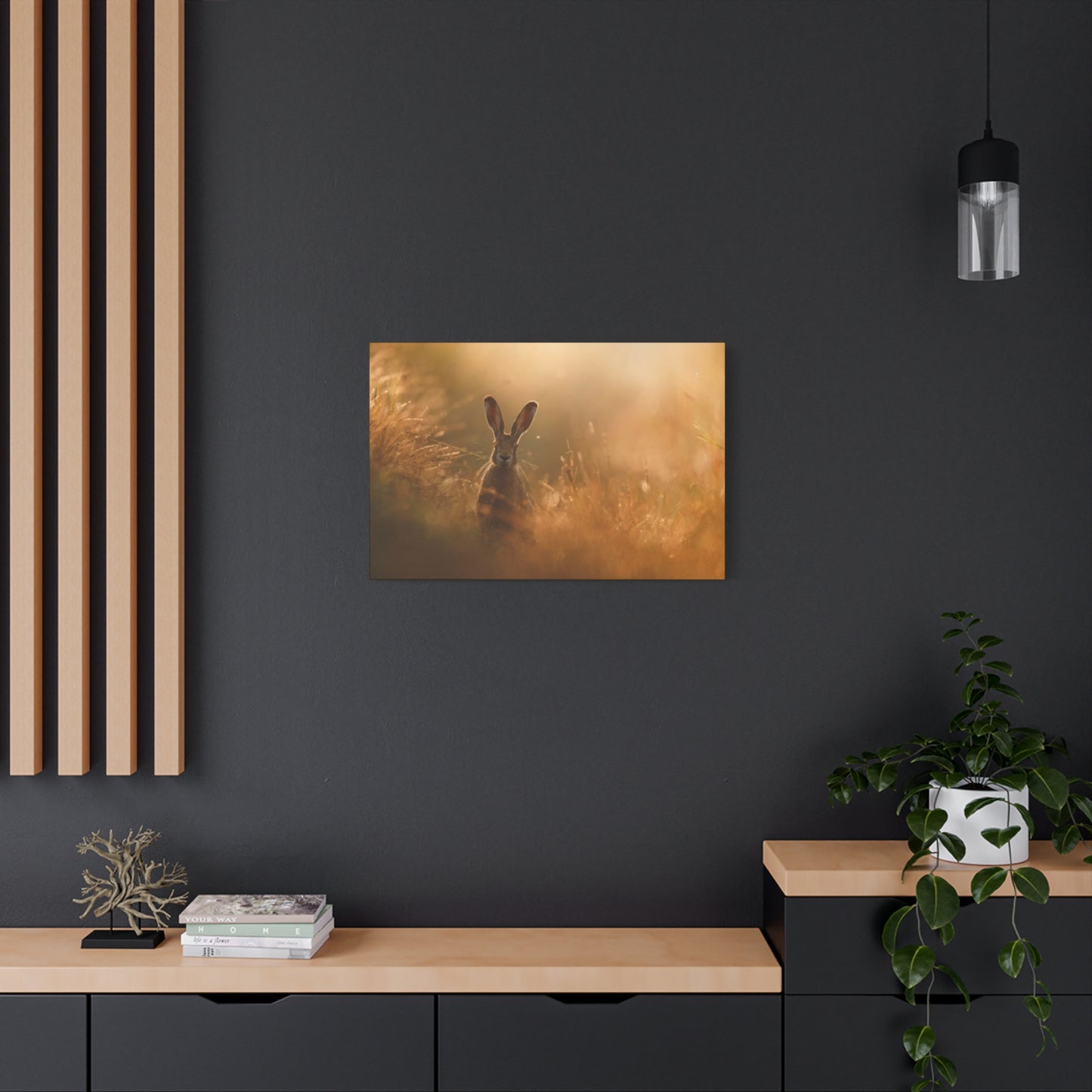 Long Ear Brown Bunny Wall Art & Canvas Prints