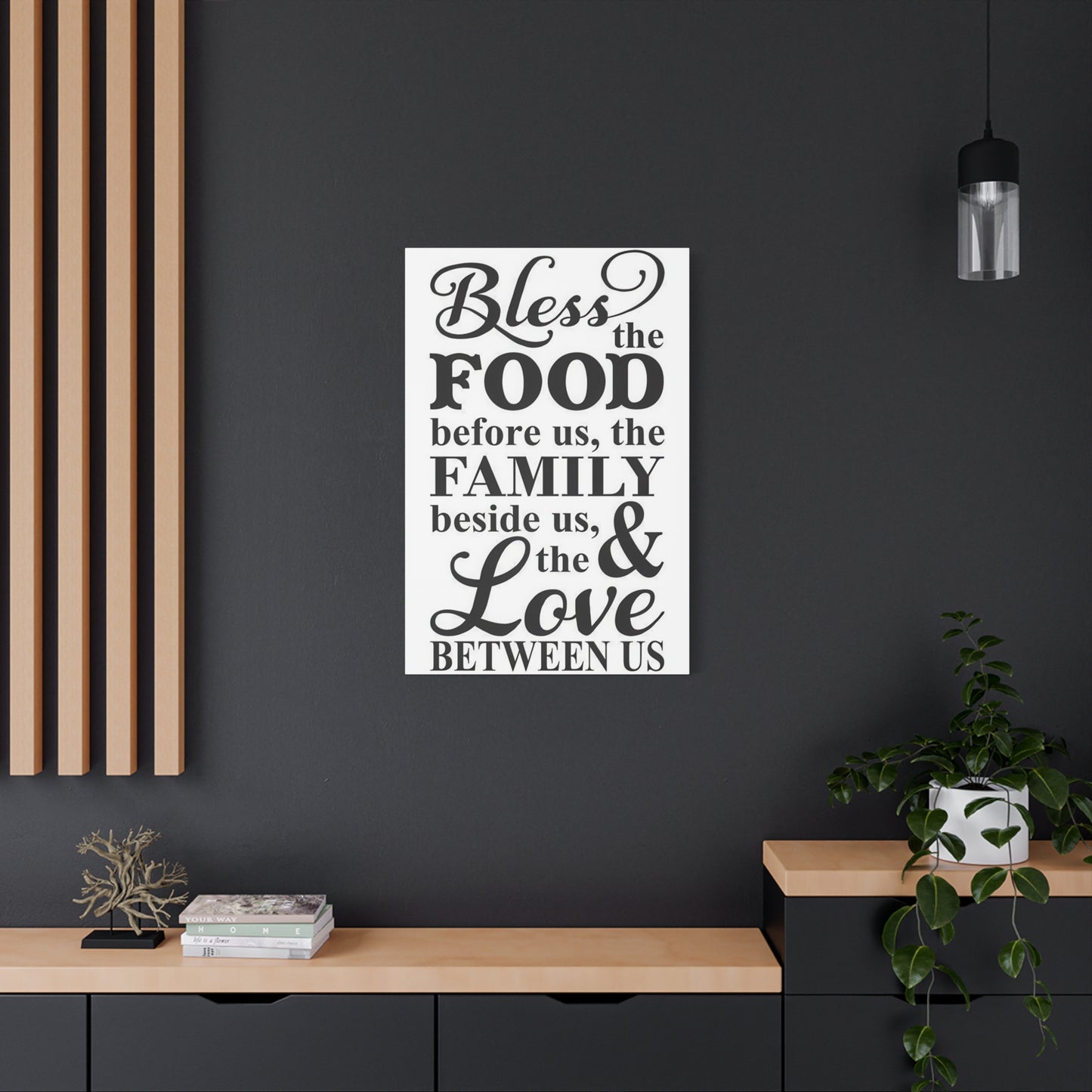 Bless Food Family Love Wall Art & Canvas Prints