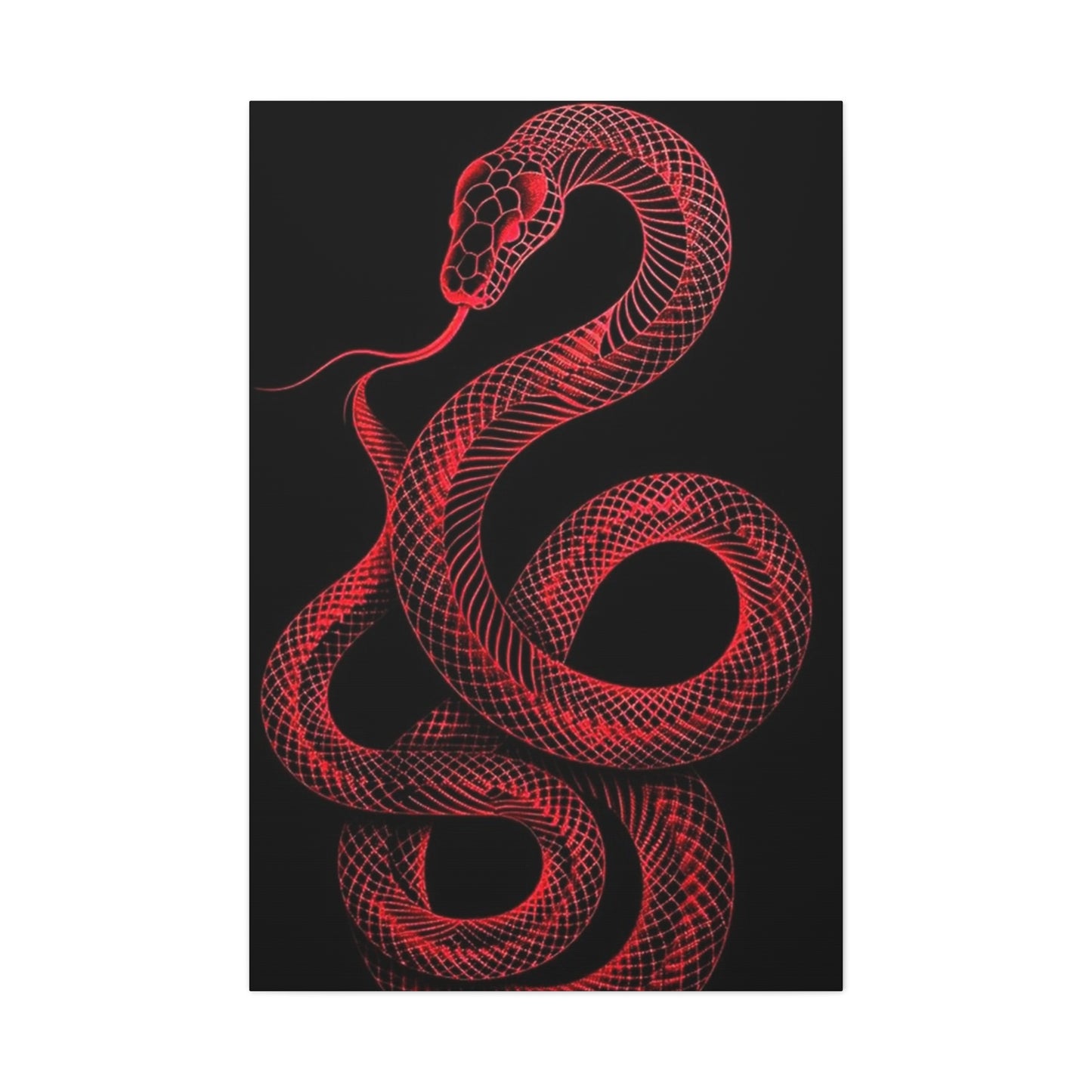 The Red Snake Poster Wall Art & Canvas Prints