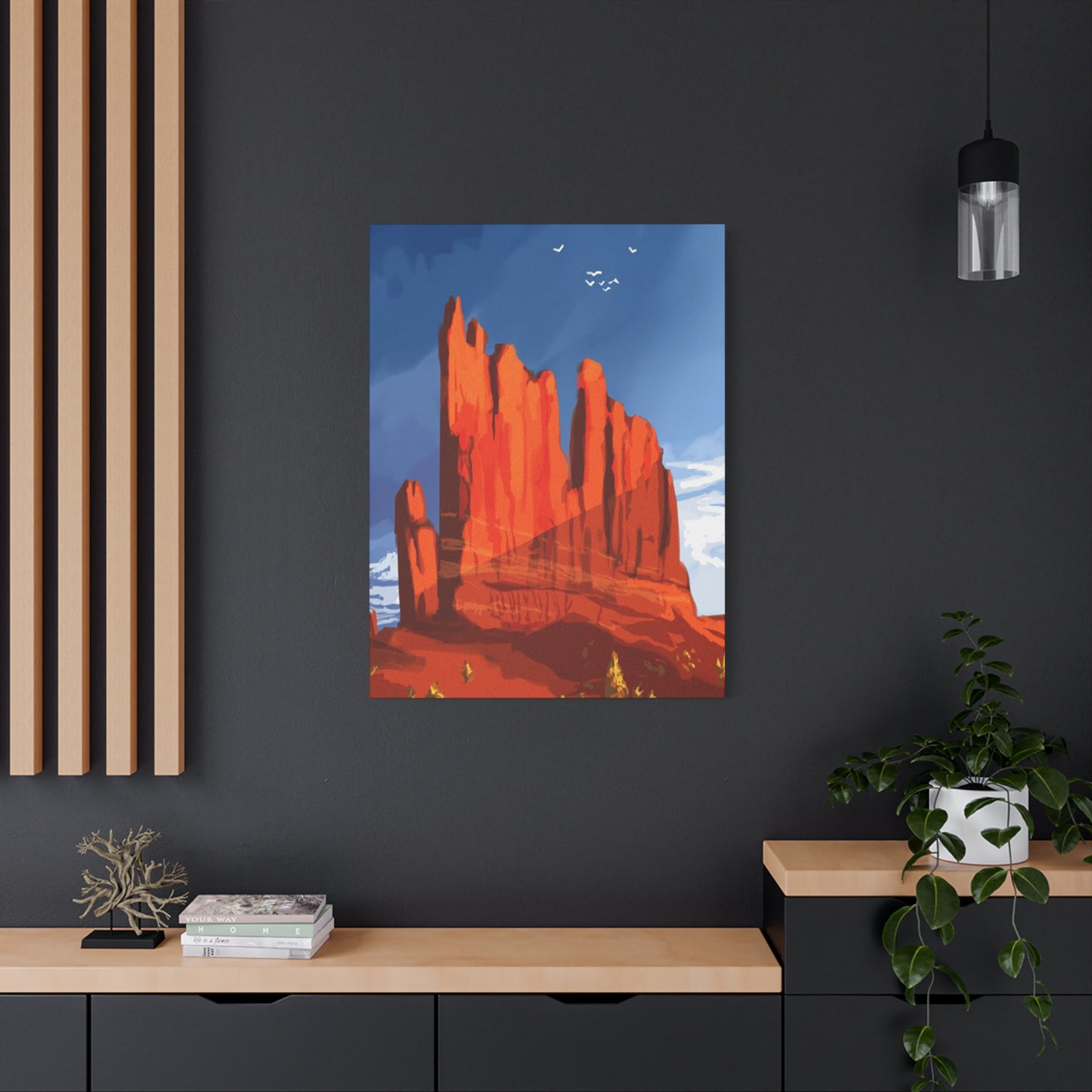 Abstract Arizona Canyon Mountain Wall Art & Canvas Prints