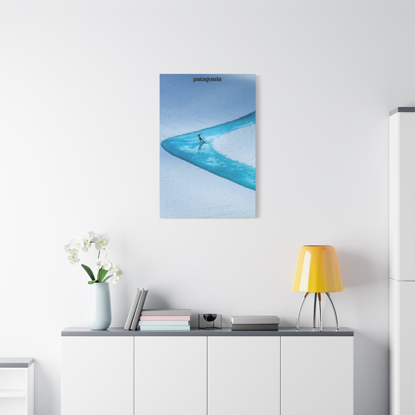 Patagonia River Skiing Wall Art & Canvas Prints