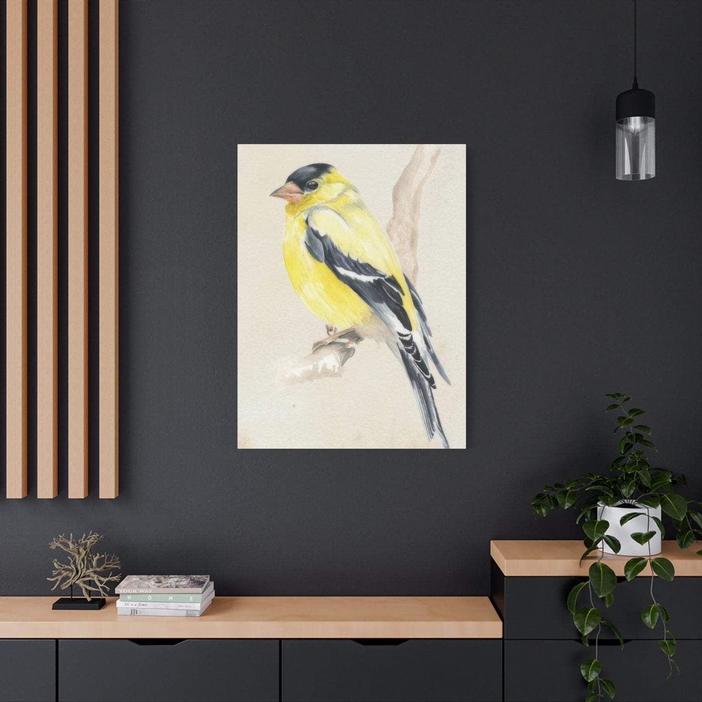 Jennifer Paxton Parker Little Bird On Branch 2 Wall Art & Canvas Prints
