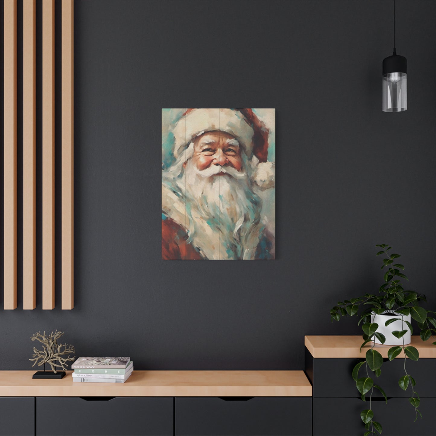 Santa Claus Painting Wall Art & Canvas Prints