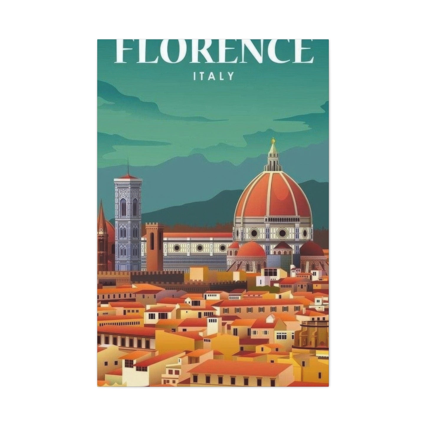 Florence Italy Cityscape Wall Art & Canvas Prints