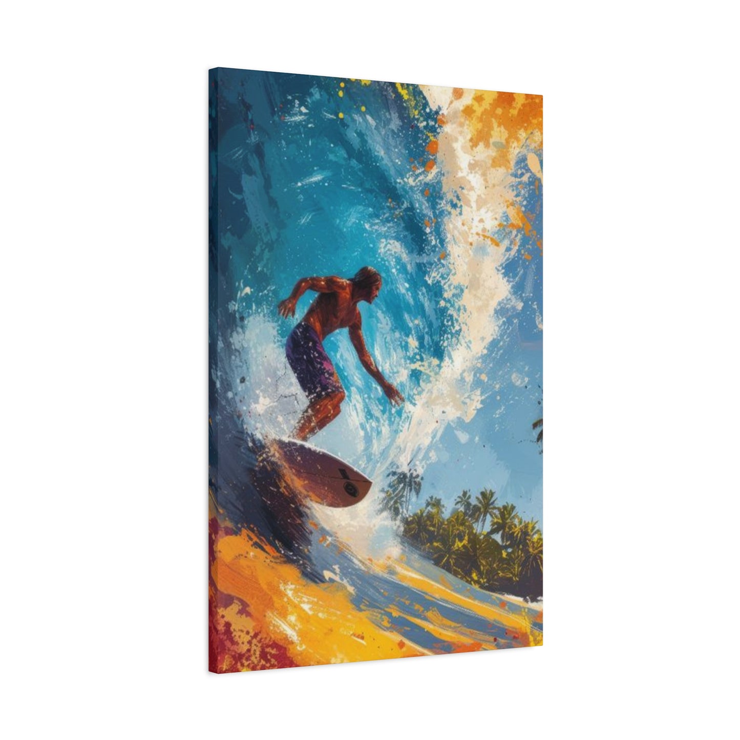 Wave Surfing Wall Art & Canvas Prints