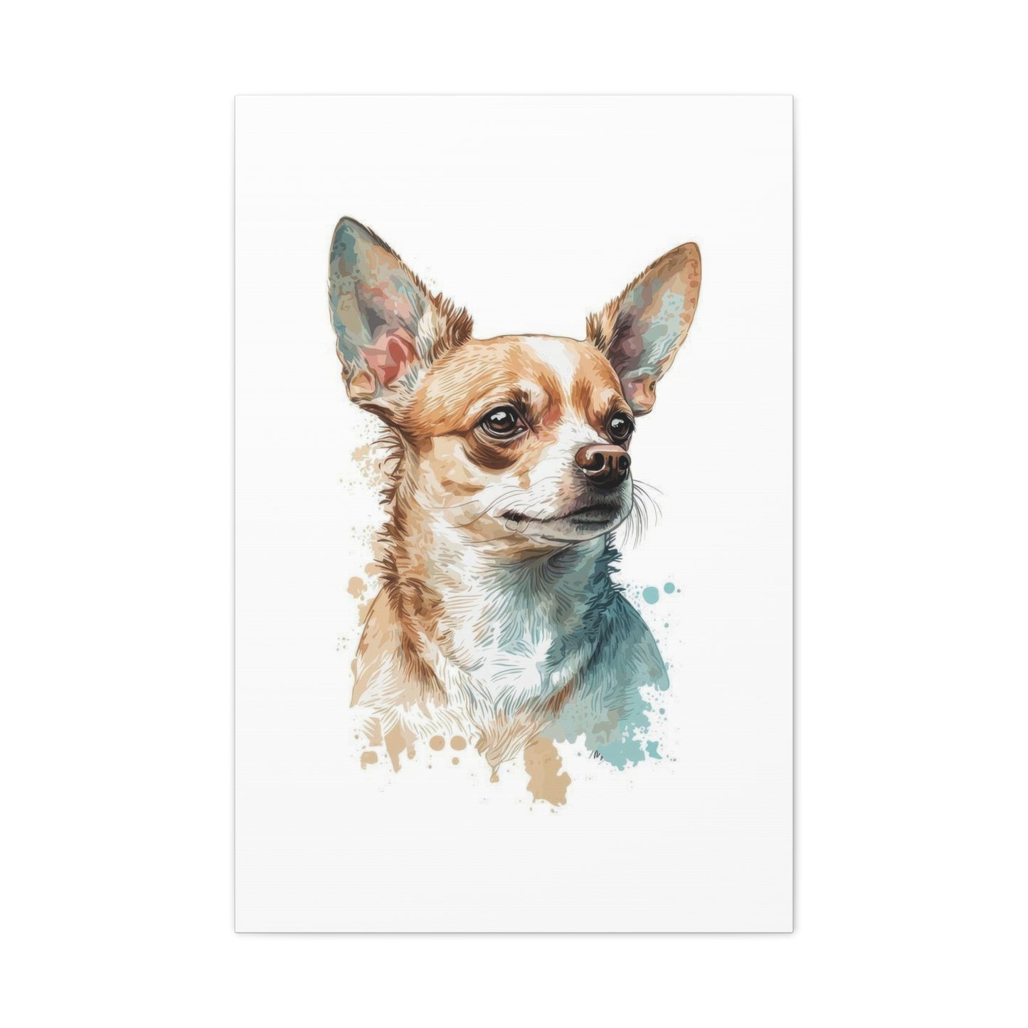 Chihuahua Portrait Dog Wall Art & Canvas Prints