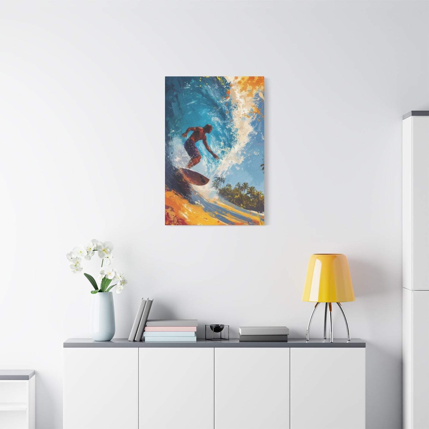 Wave Surfing Wall Art & Canvas Prints