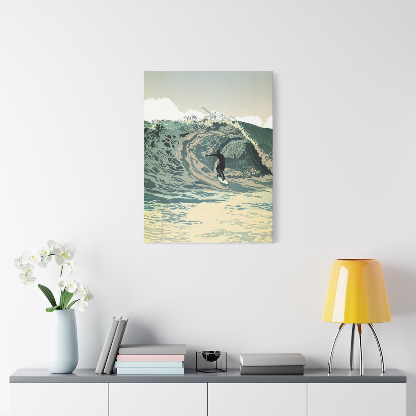 Wave Surfing Wall Art & Canvas Prints
