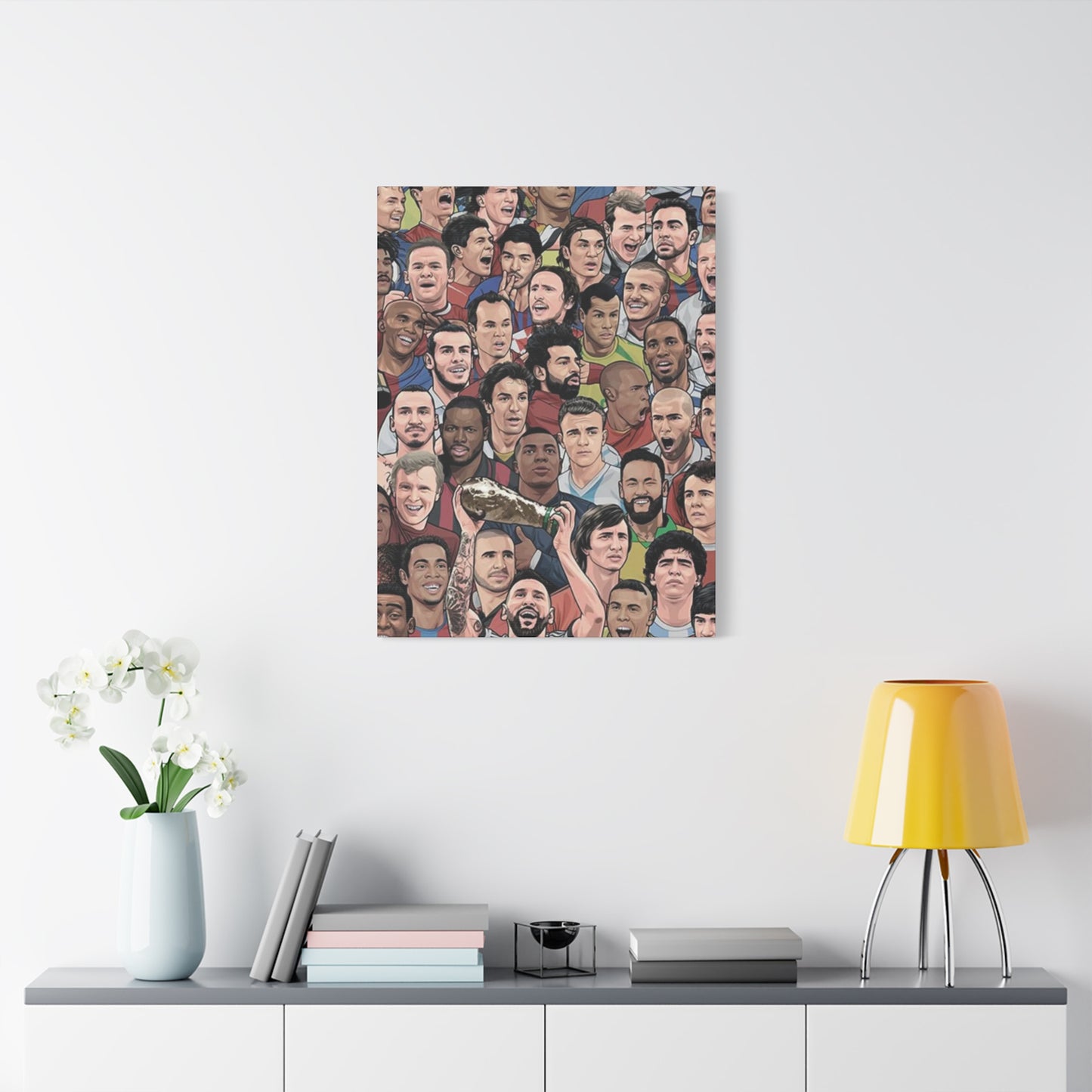 Faces Of Football Wall Art & Canvas Prints