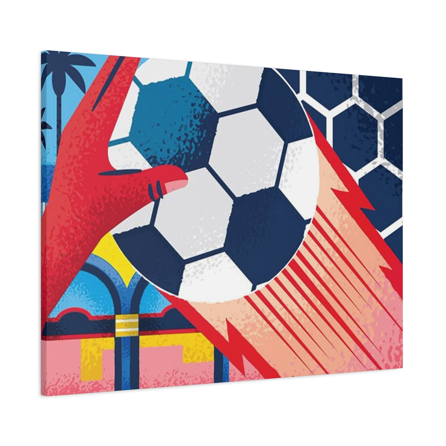 Football Painting Wall Art & Canvas Prints