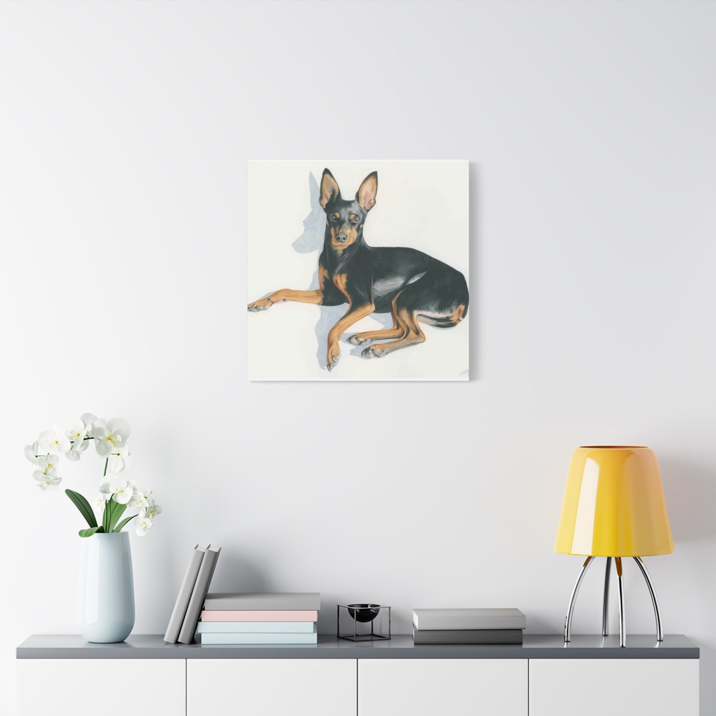 Grace Popp Black Dog Portrait Wall Art & Canvas Prints