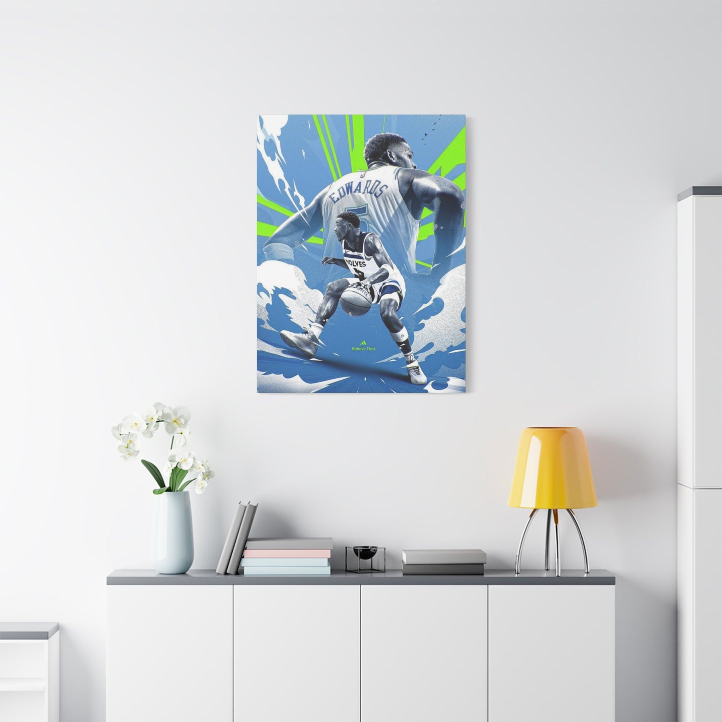 Edward Basketball Poster Wall Art & Canvas Prints