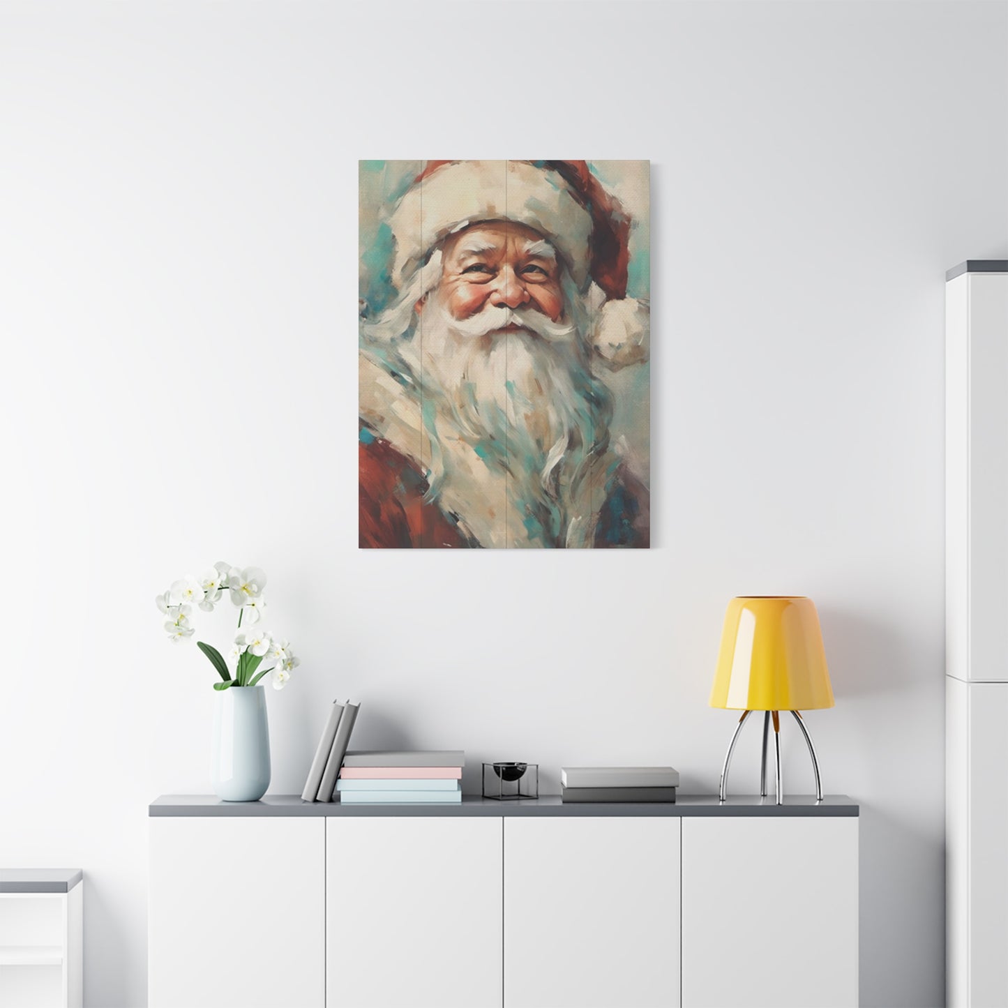 Santa Claus Painting Wall Art & Canvas Prints