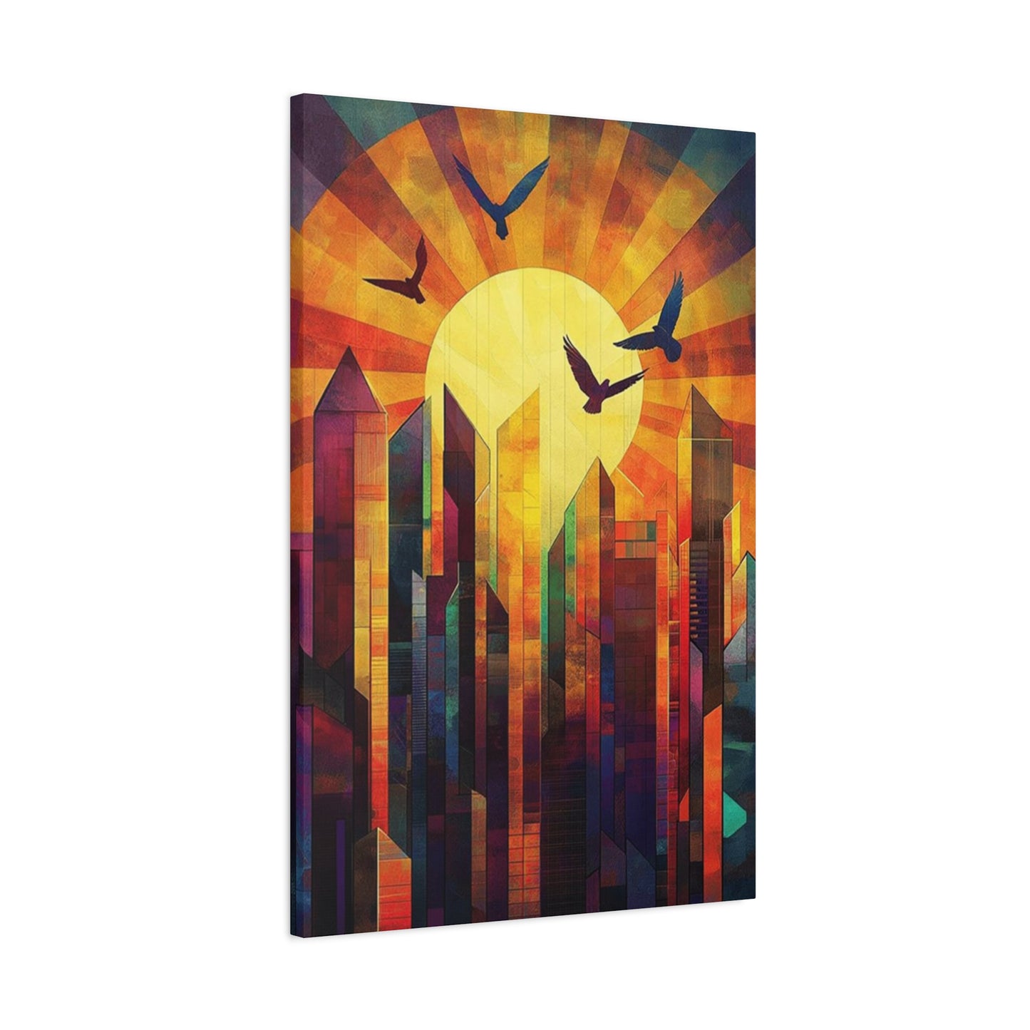 Abstract Sunrise Wall Art & Canvas Prints