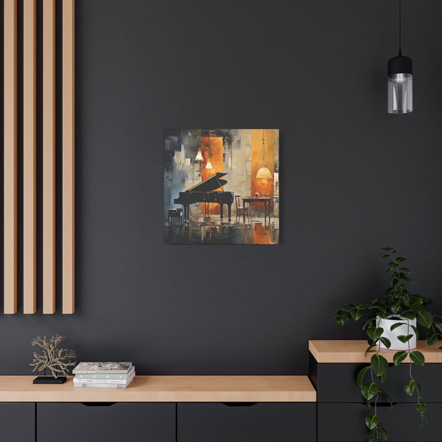 Big Piano Painting Wall Art & Canvas Prints