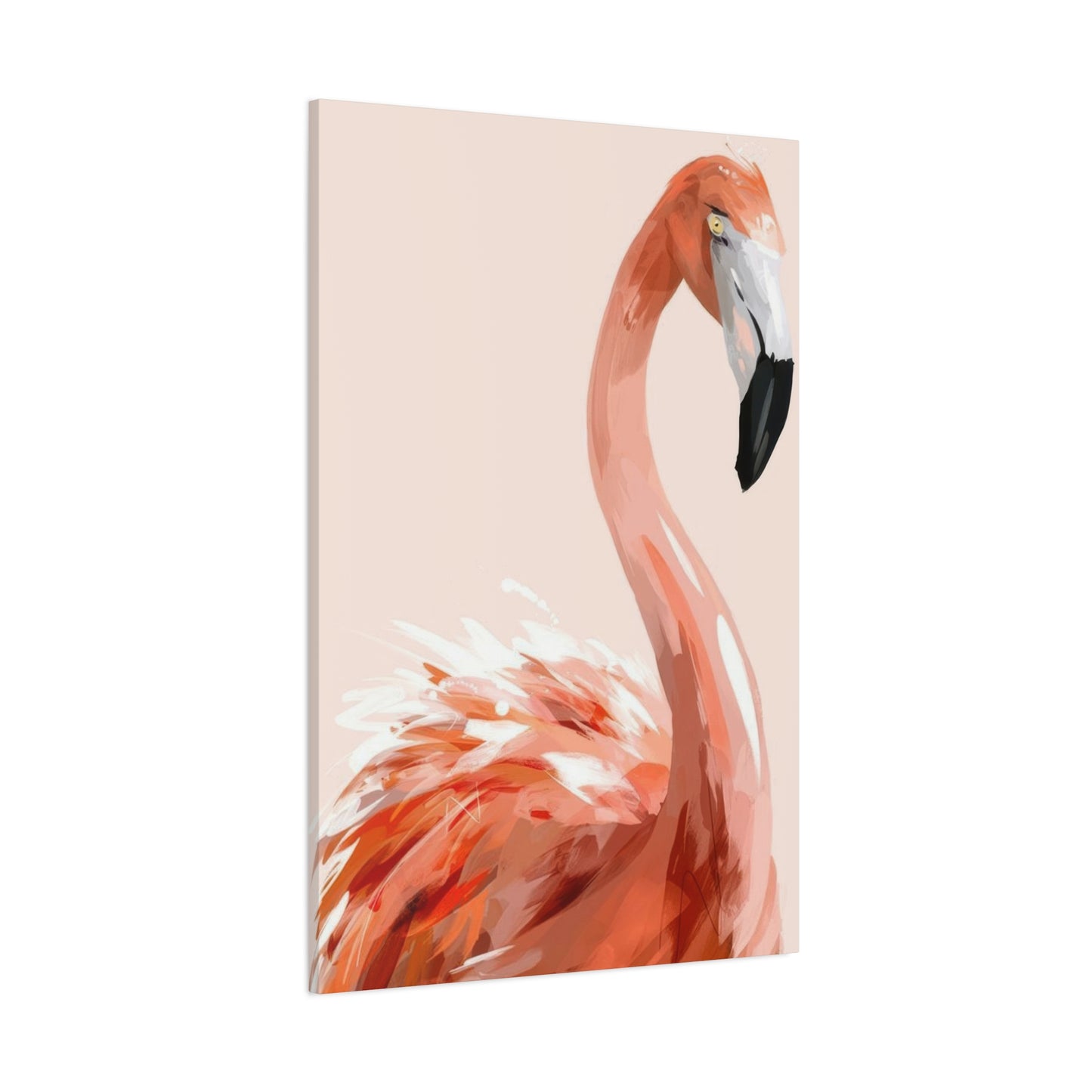 Flamingo Light Portrait Wall Art & Canvas Prints