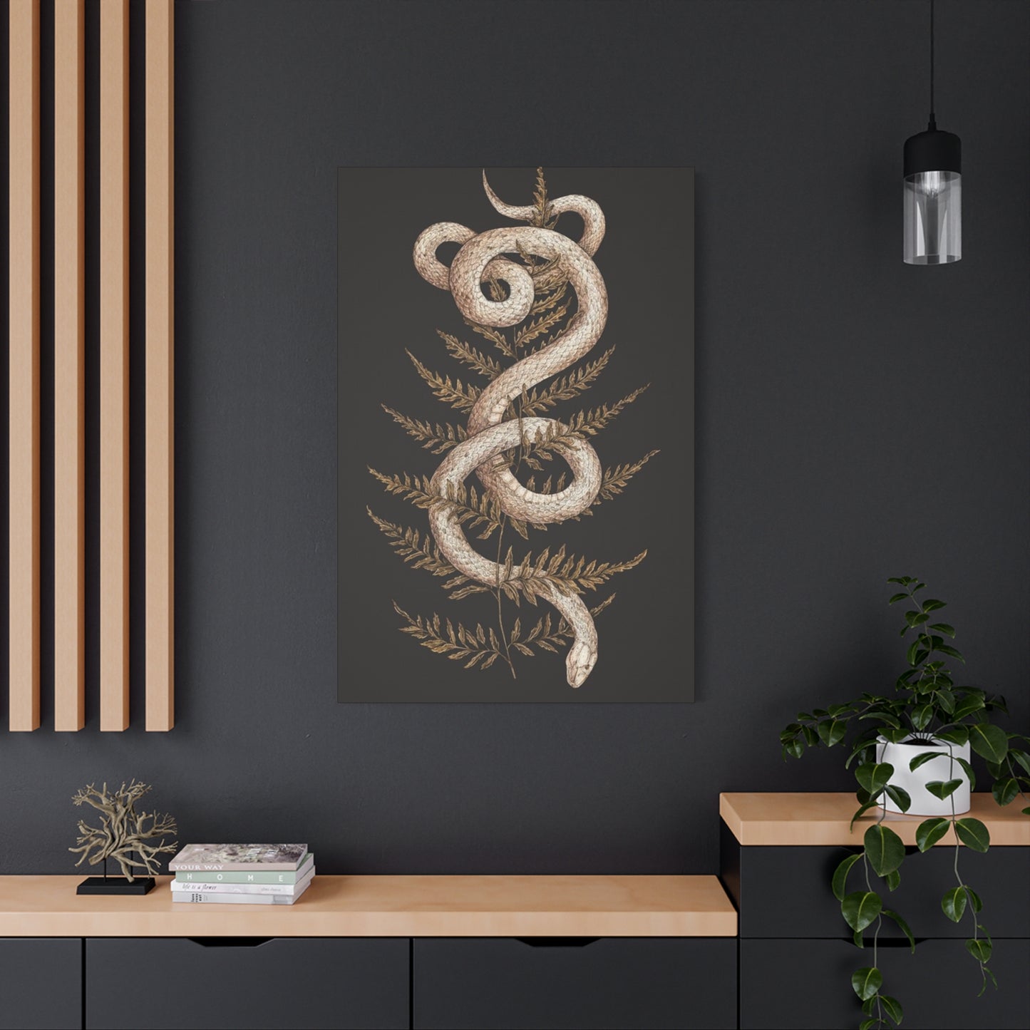 White Snake Wall Art & Canvas Prints