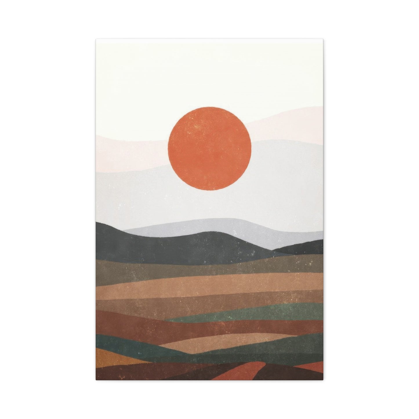 Abstract Landscape Earth Tones Wall Art & Canvas Prints