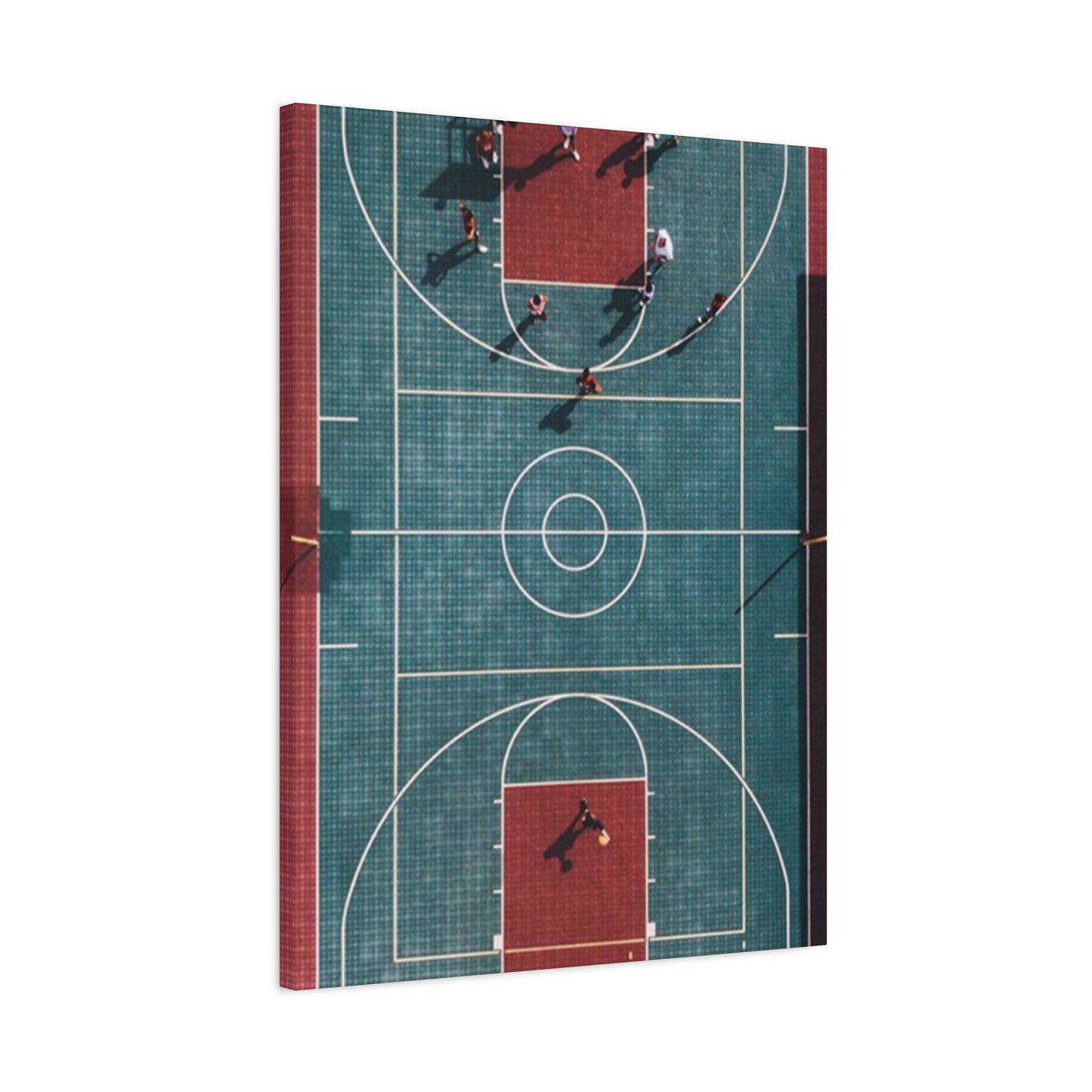 Basketball Court Top View Wall Art & Canvas Prints