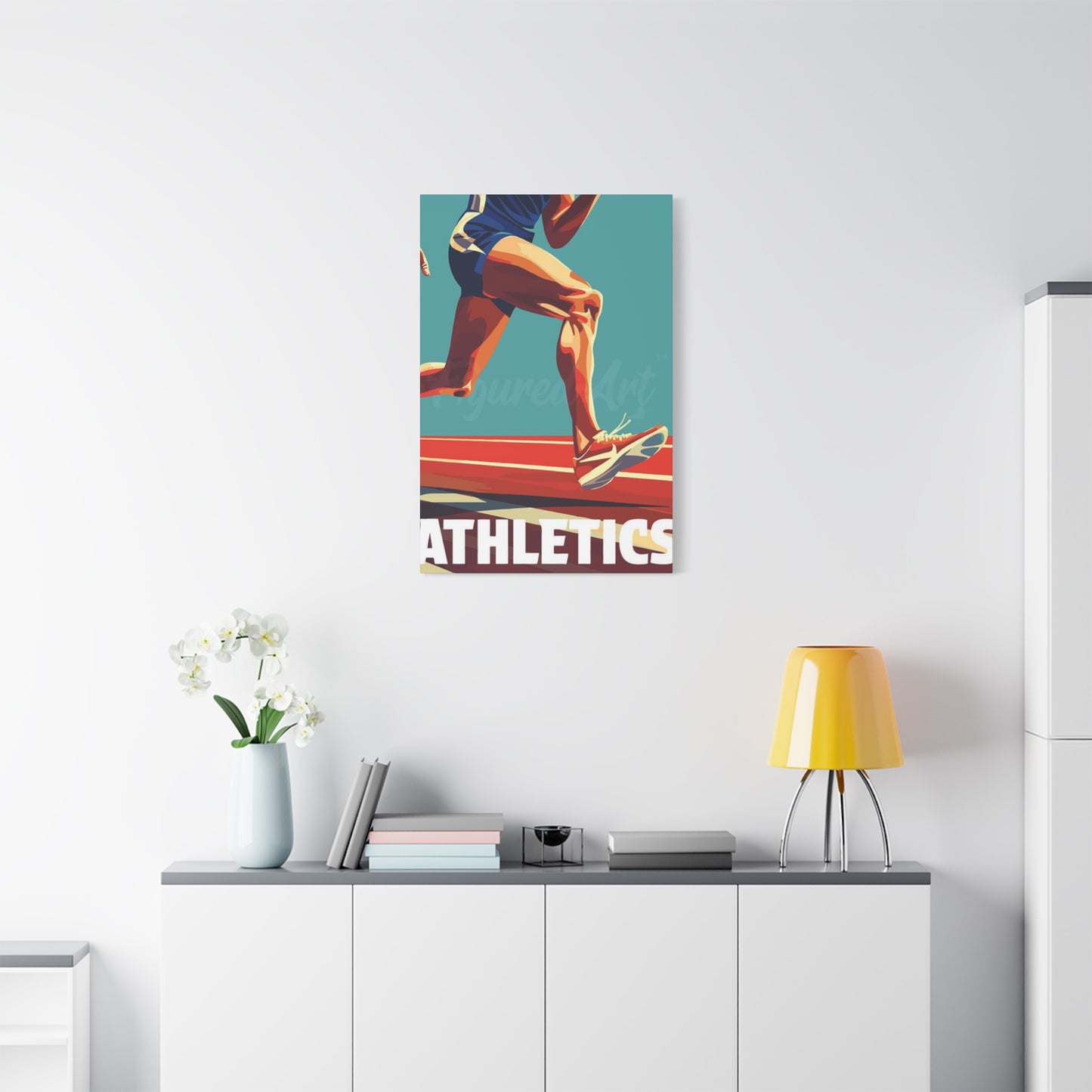 Abstract Athletics Running Wall Art & Canvas Prints