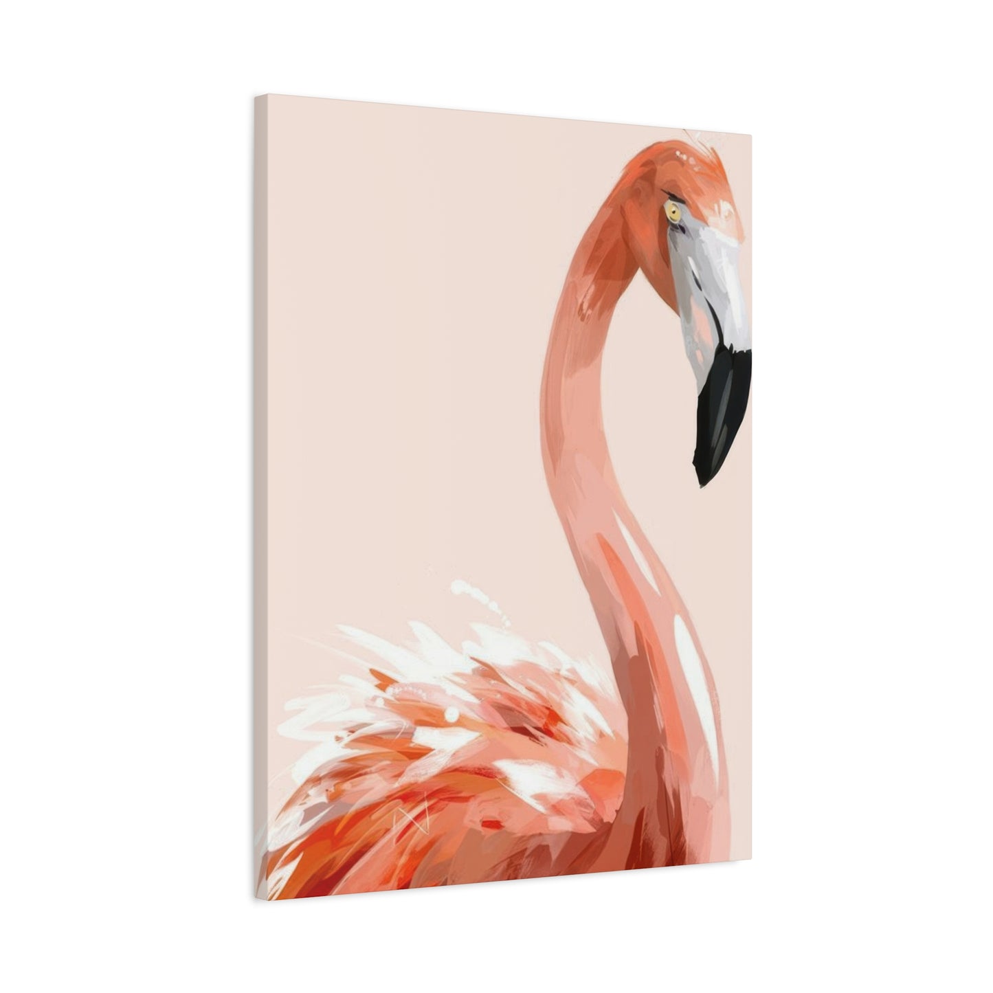 Flamingo Light Portrait Wall Art & Canvas Prints
