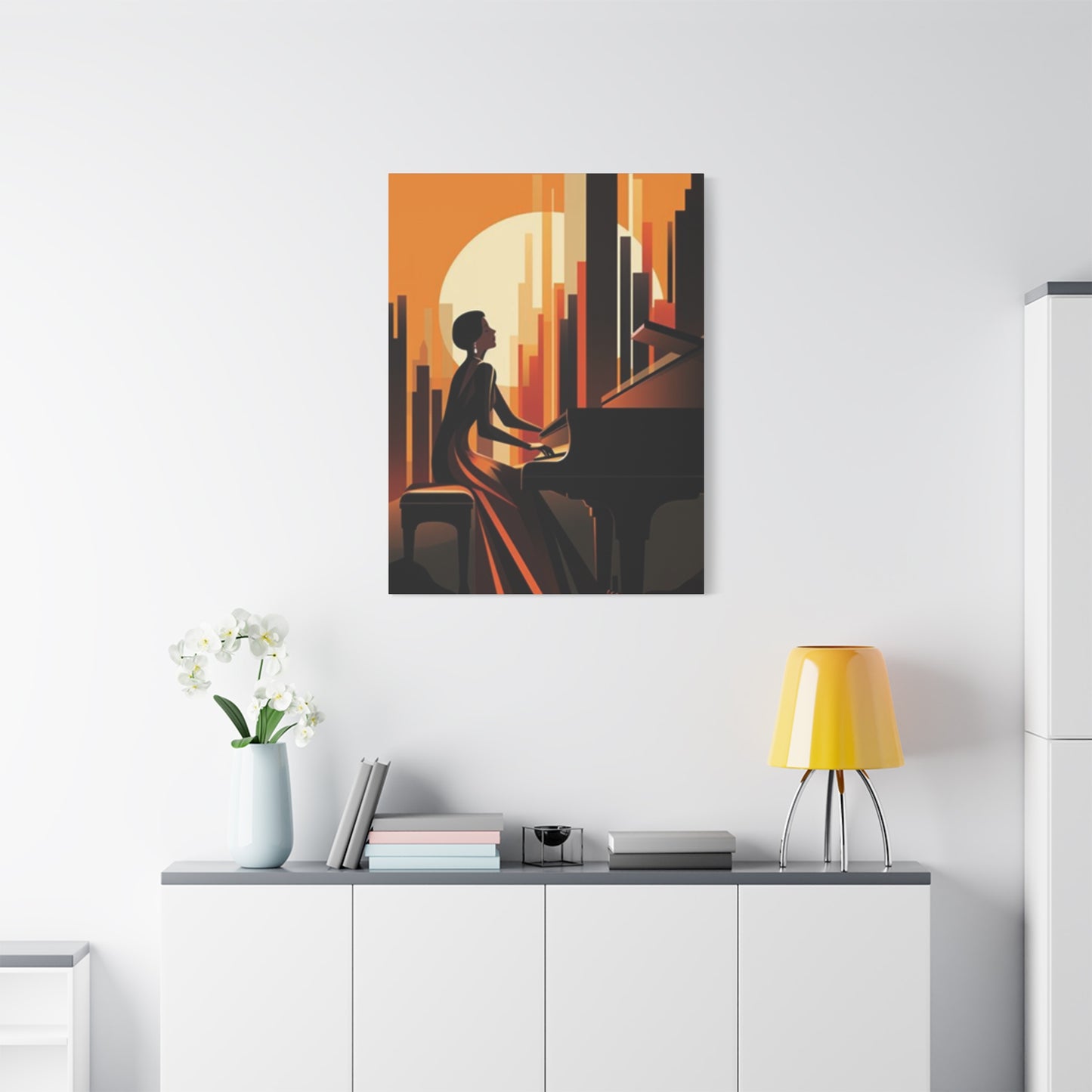 Women Playing Piano Wall Art & Canvas Prints