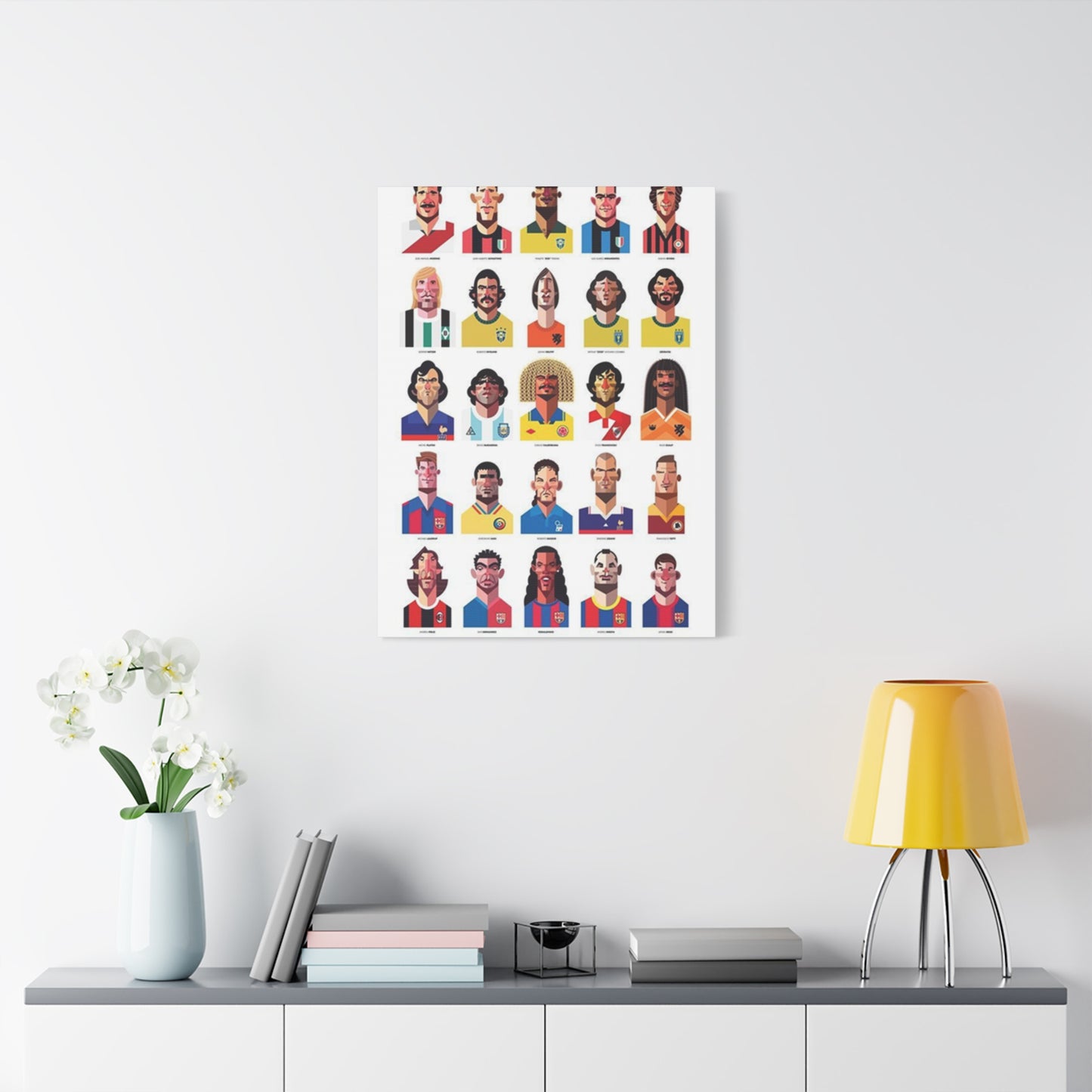 Animated Faces Of Football Wall Art & Canvas Prints