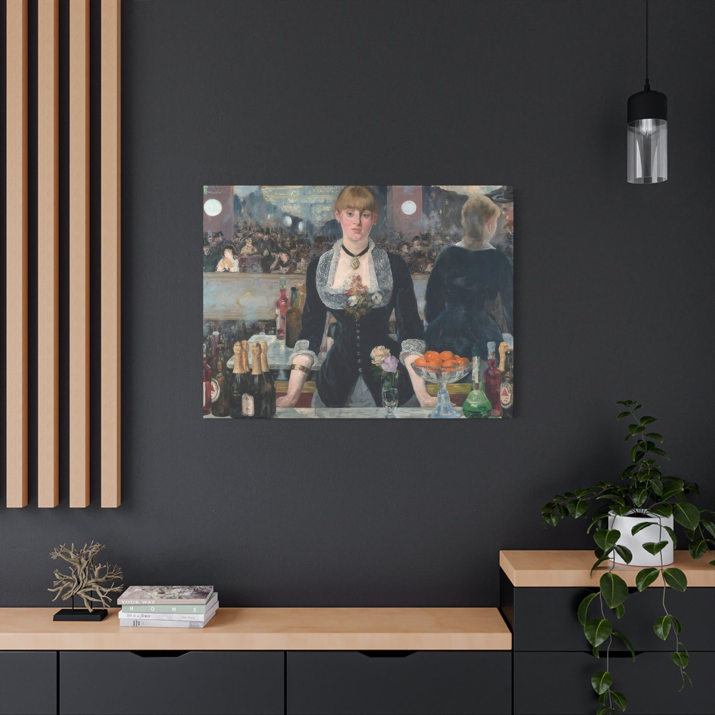 A Bar At The Folies Bergere Edouard Manet Impression Wall Art & Canvas Prints