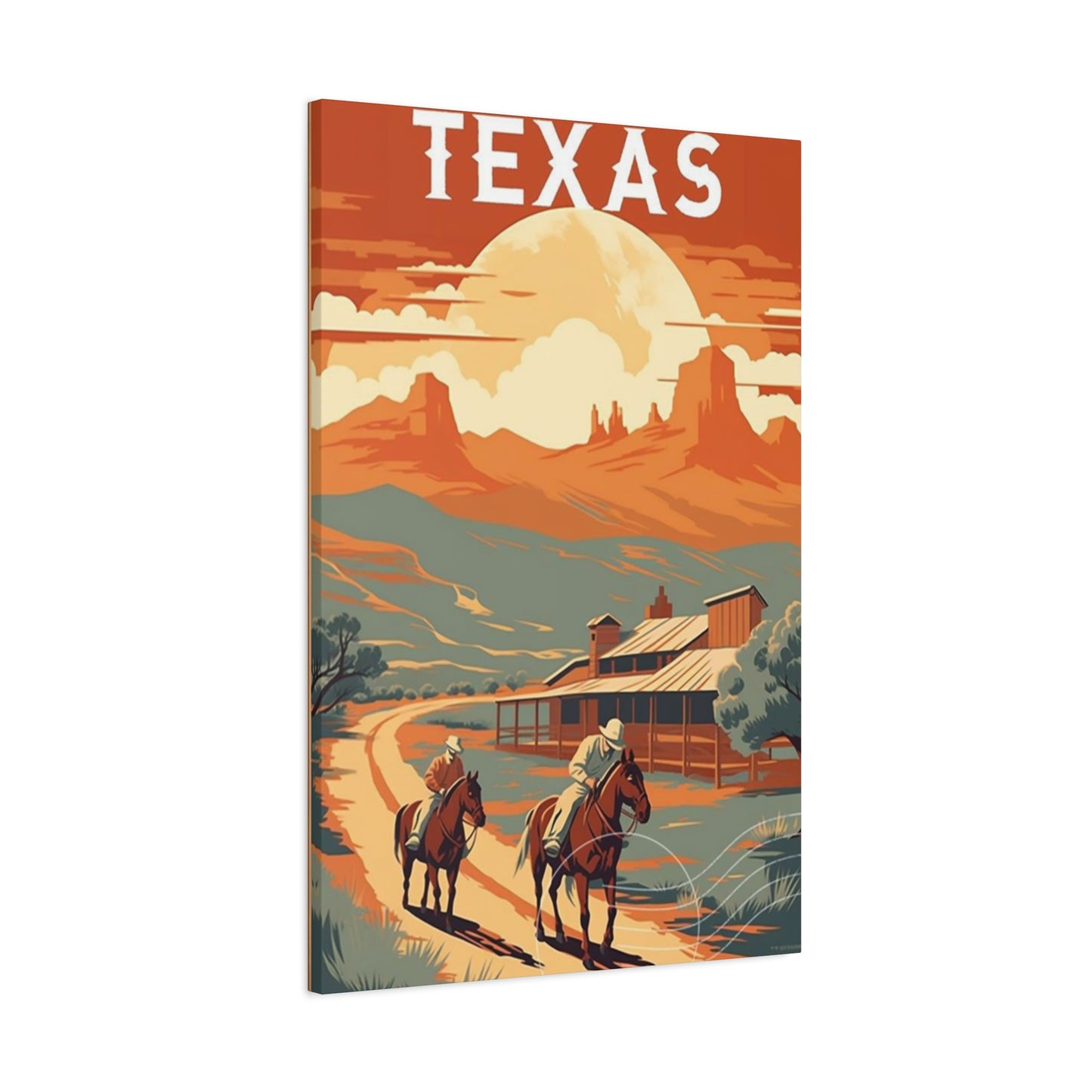 Sunset In Texas Poster Wall Art & Canvas Prints