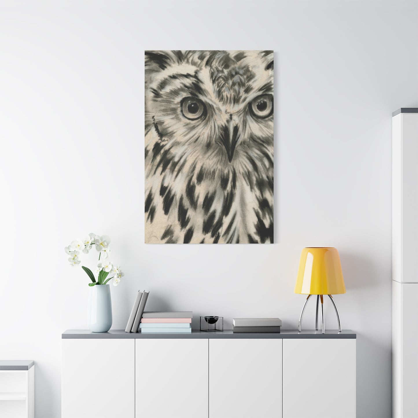 Jennifer Paxton Parker Charcoal Owl Wall Art & Canvas Prints