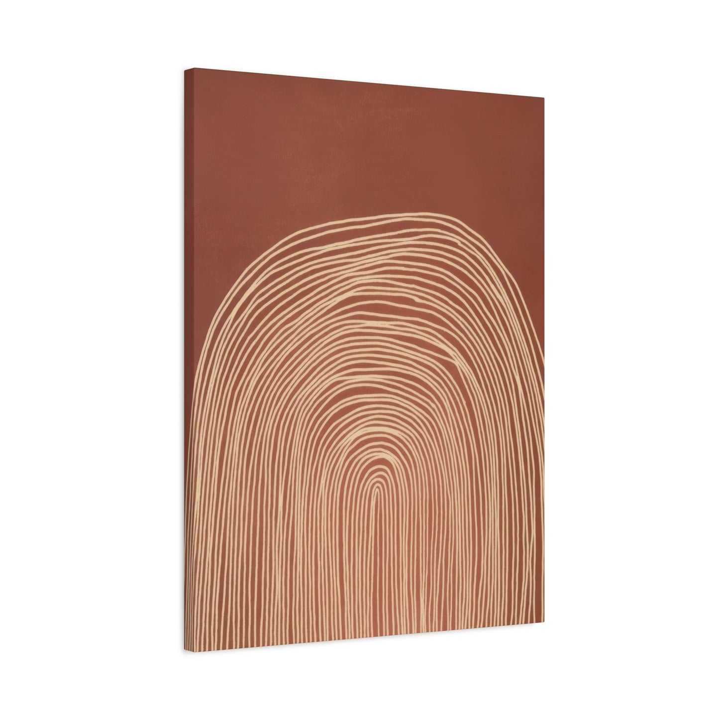 Abstract Concentrix Curves Earth Tones Wall Art & Canvas Prints