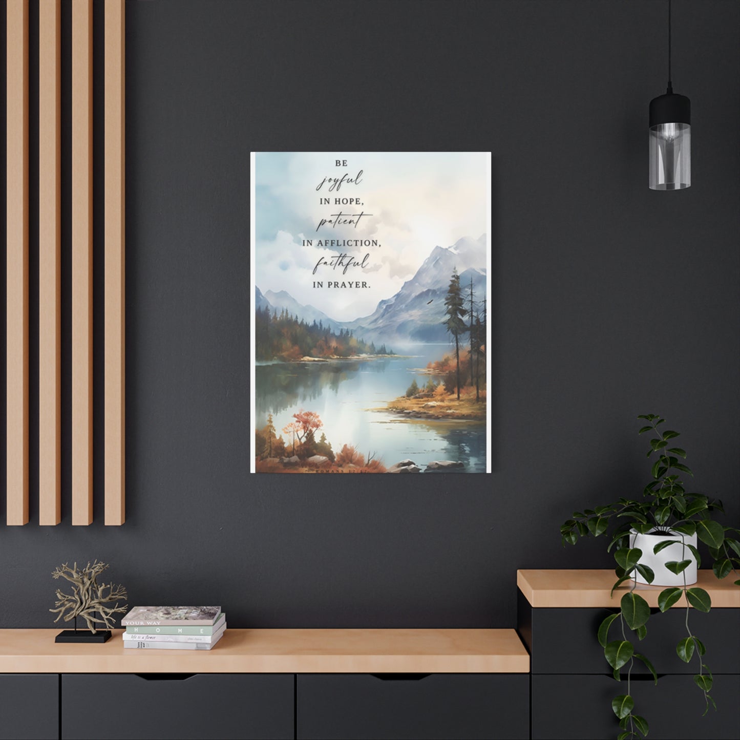 Mountain And Scripture Wall Art & Canvas Prints