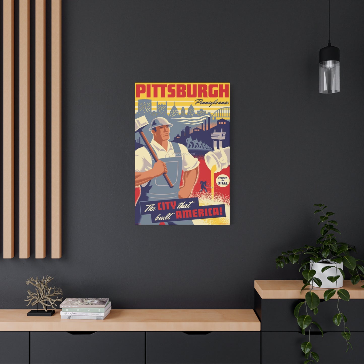 The City That Built America Wall Art & Canvas Prints