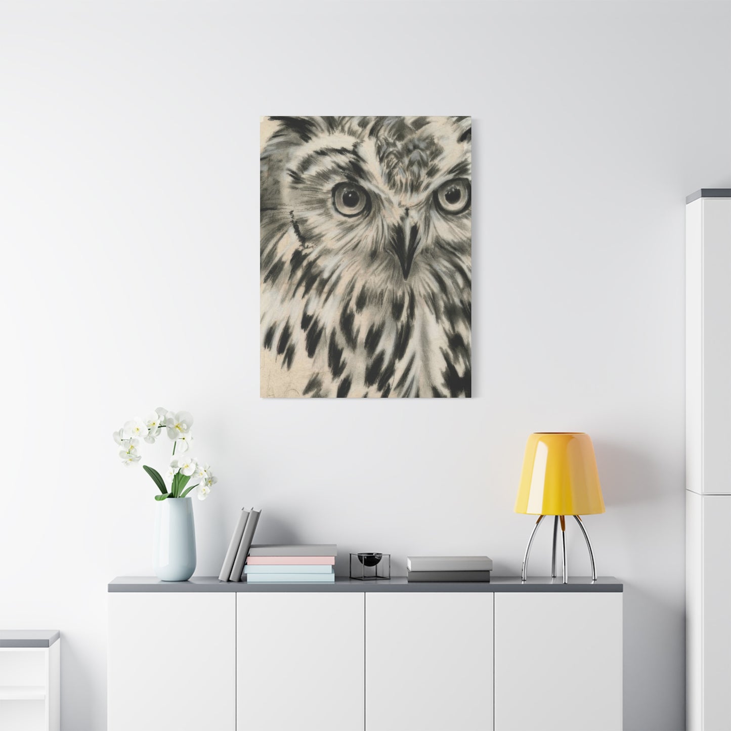 Jennifer Paxton Parker Charcoal Owl Wall Art & Canvas Prints
