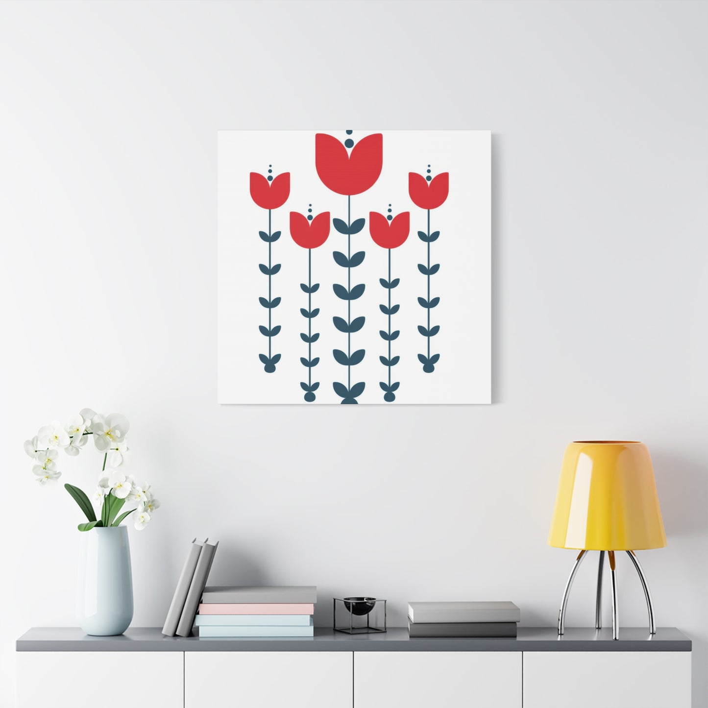 Abstract Flowers 2 Wall Art & Canvas Prints