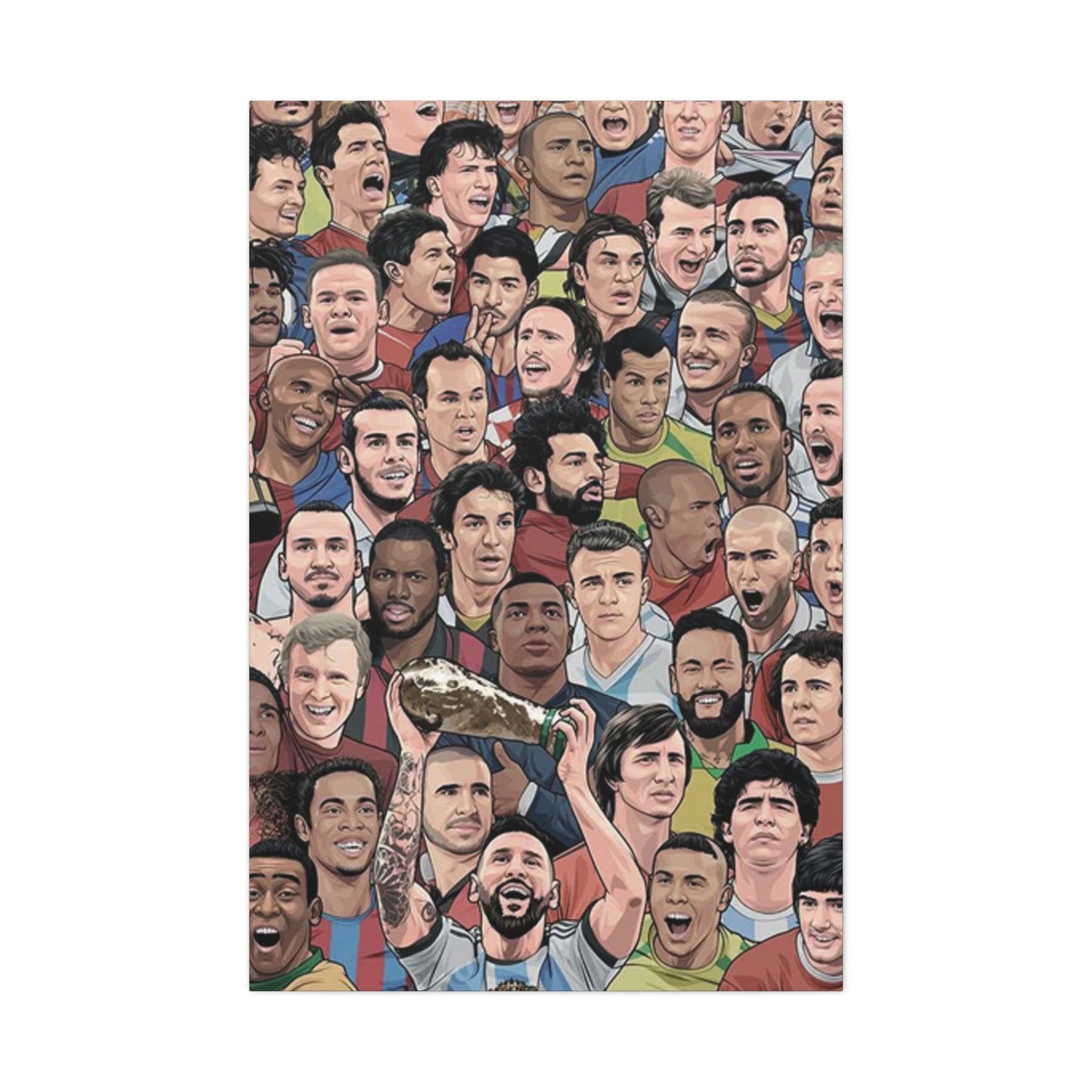 Faces Of Football Wall Art & Canvas Prints