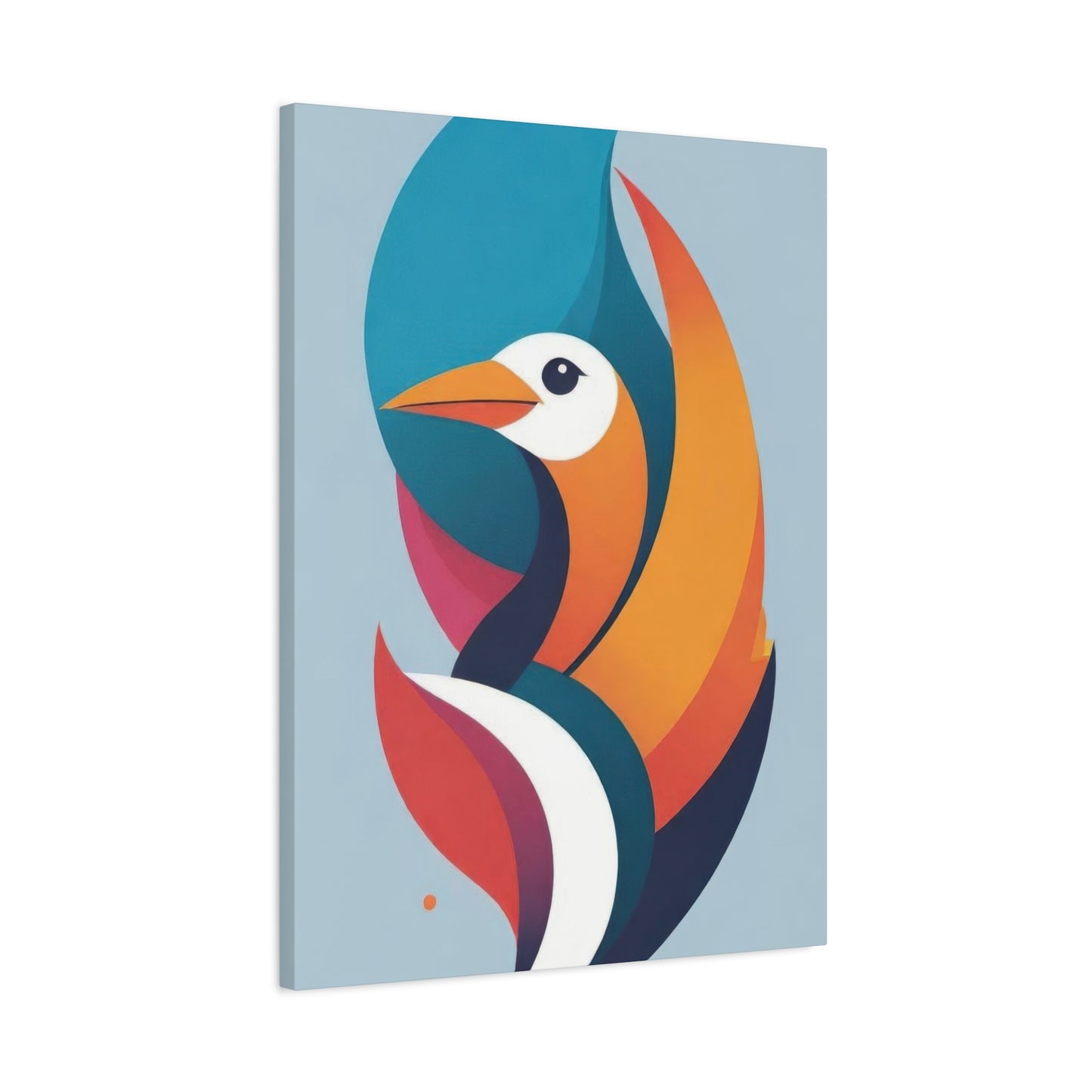 Bird Abstract Shapes Colorful Wall Art & Canvas Prints