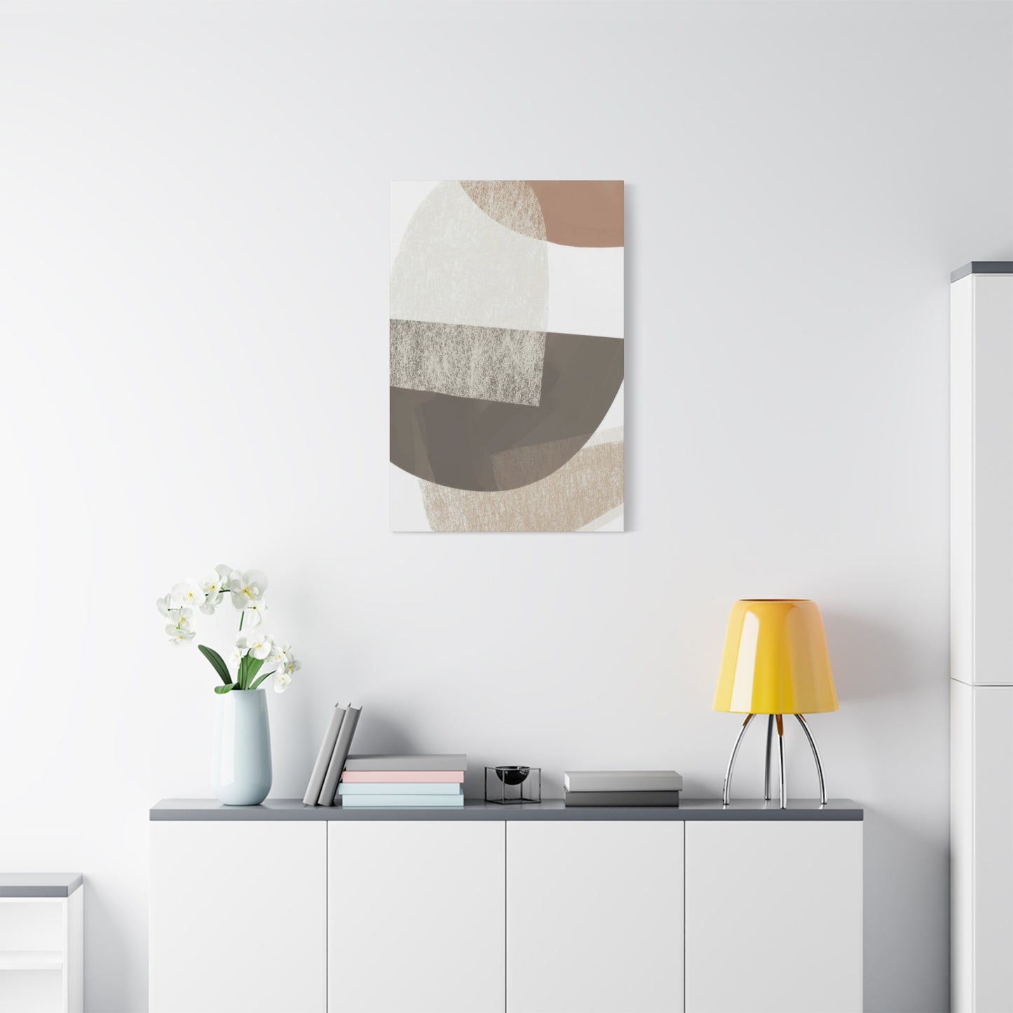 Abstract Shapes Earth Tones Wall Art & Canvas Prints