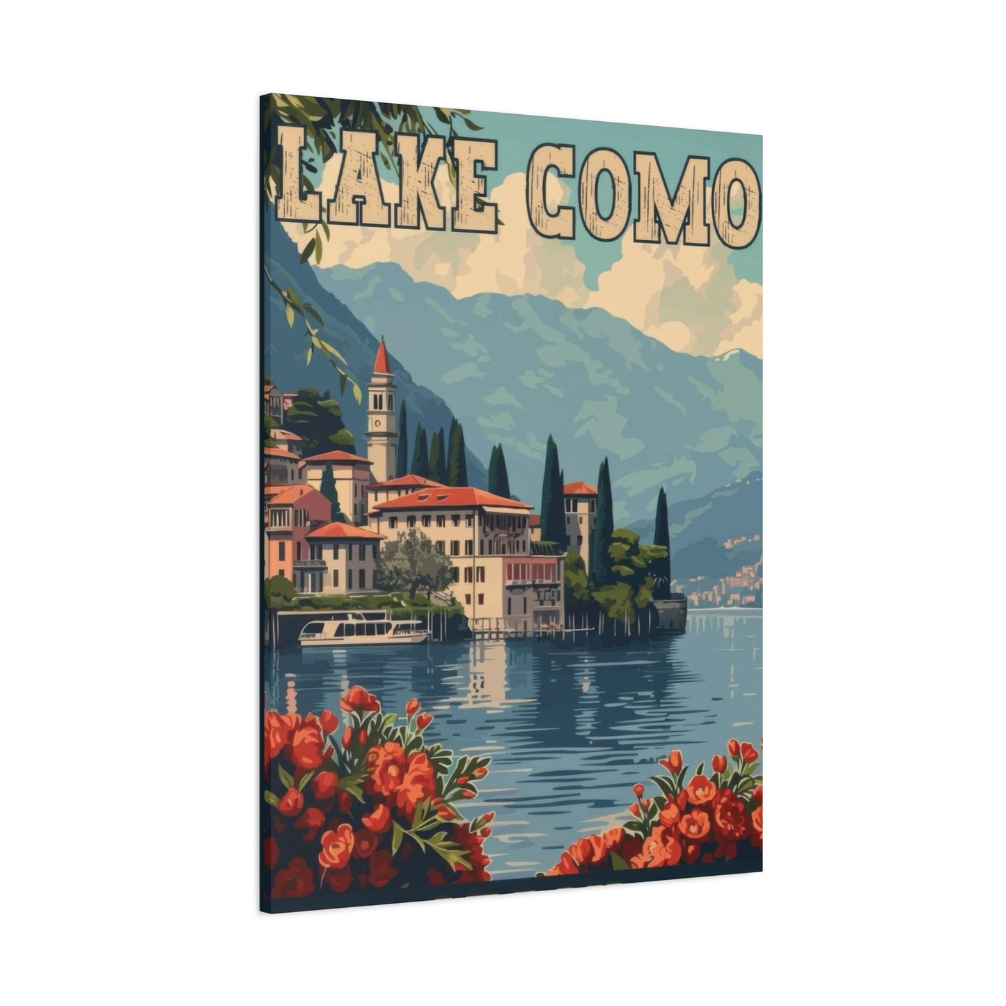 Lake Como Italy Vintage Wall Art & Canvas Prints