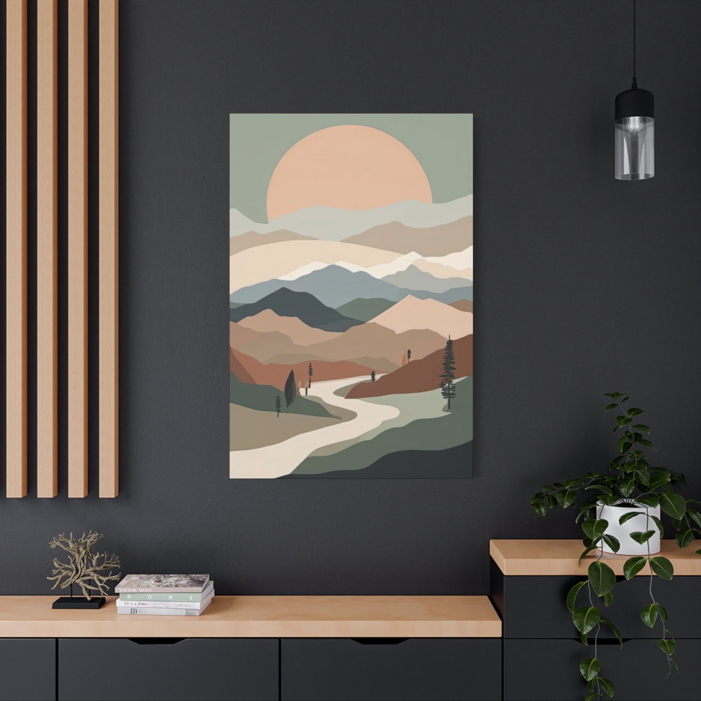 Warm Green Landscape Earth Tones Wall Art & Canvas Prints